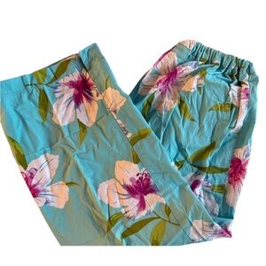 Vintage (80s) Floral Pants petite size sm